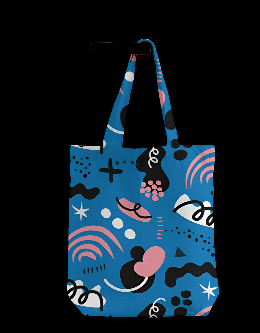 Unisex AOP Totebag with Zipper – Durable Canvas with All-Over Print | Wearwox